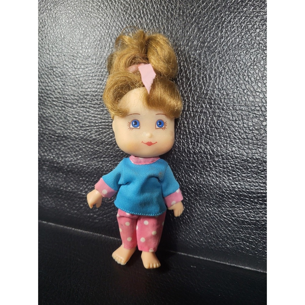 Vintage 1982 Remco Magic Makeup Girls 5" Doll Original Outfit 80s Collectible